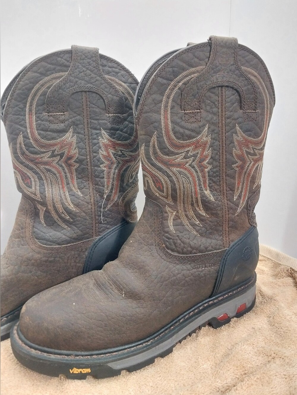Justin Steel Toe Western Work Boot